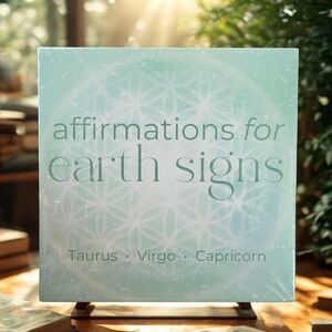 Affirmations for Zodiac Earth Signs Card Deck